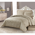 Bộ chăn ga gối đệm giường cỡ king jacquard quilt duvet comforter